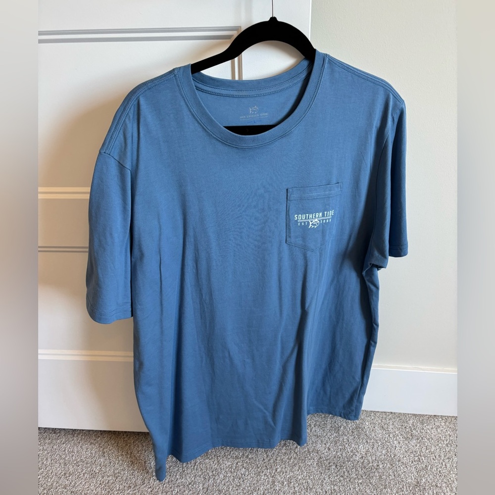 Southern Tide Classic Blue Short Sleeve Tee